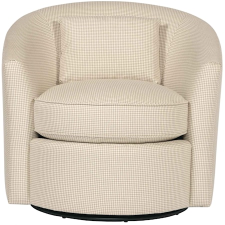 Elizabeth Fabric Swivel Chair